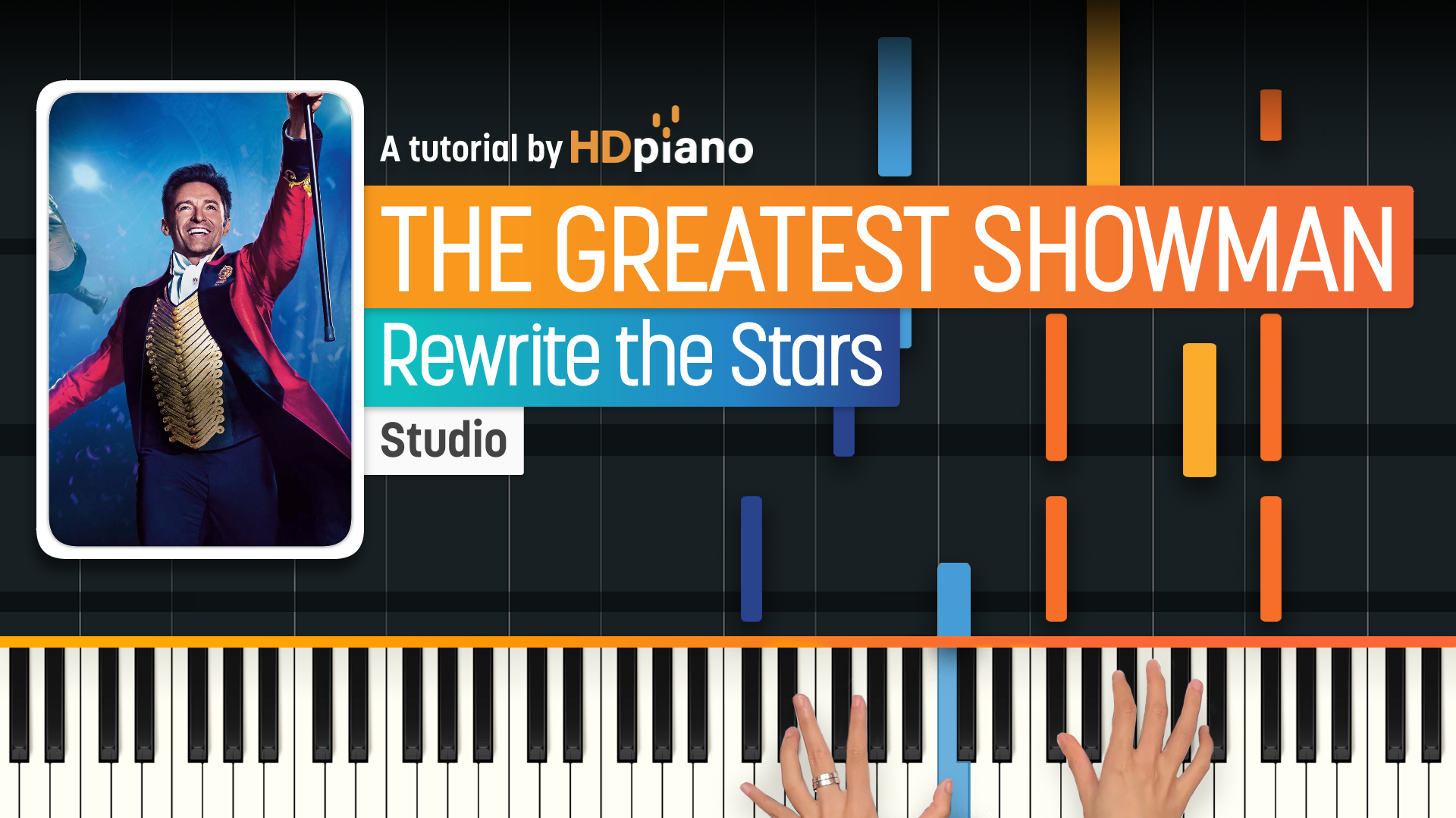 Rewrite The Stars By The Greatest Showman Piano Tutorial HDpiano