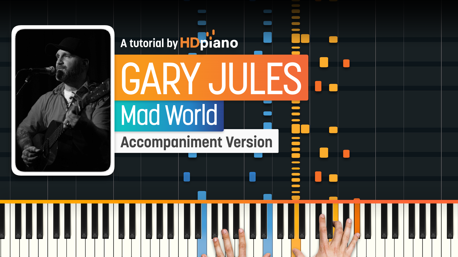 Mad World Sheet Music | Gary Jules | Piano Chords/Lyrics