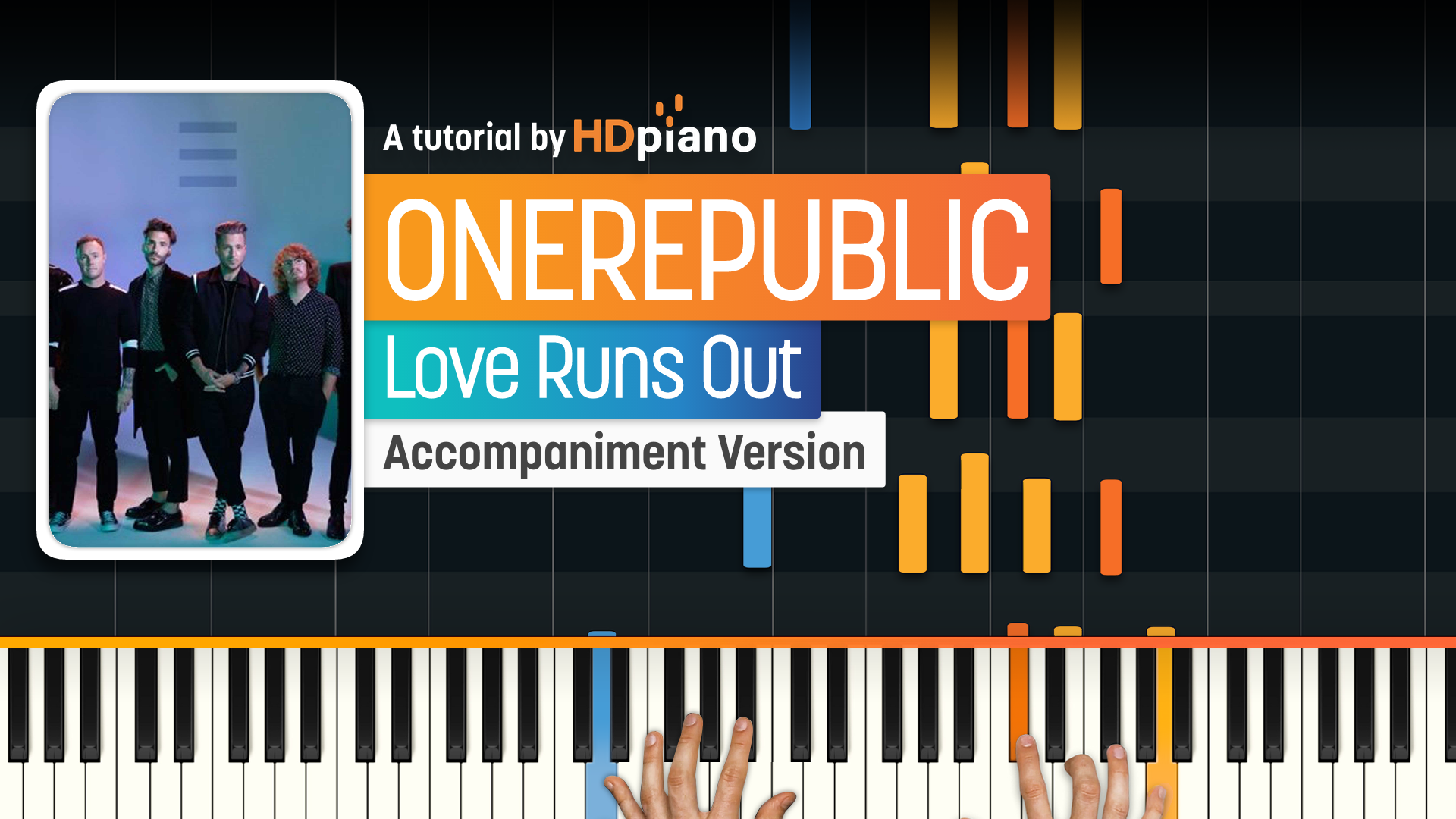 Happiness Runs Instruments - piano tutorial