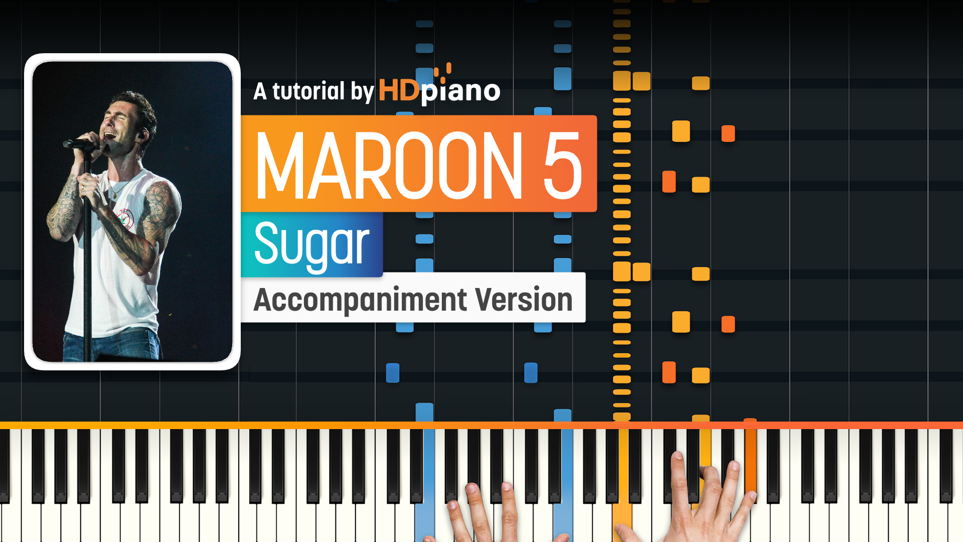 sugar maroon 5 piano notes