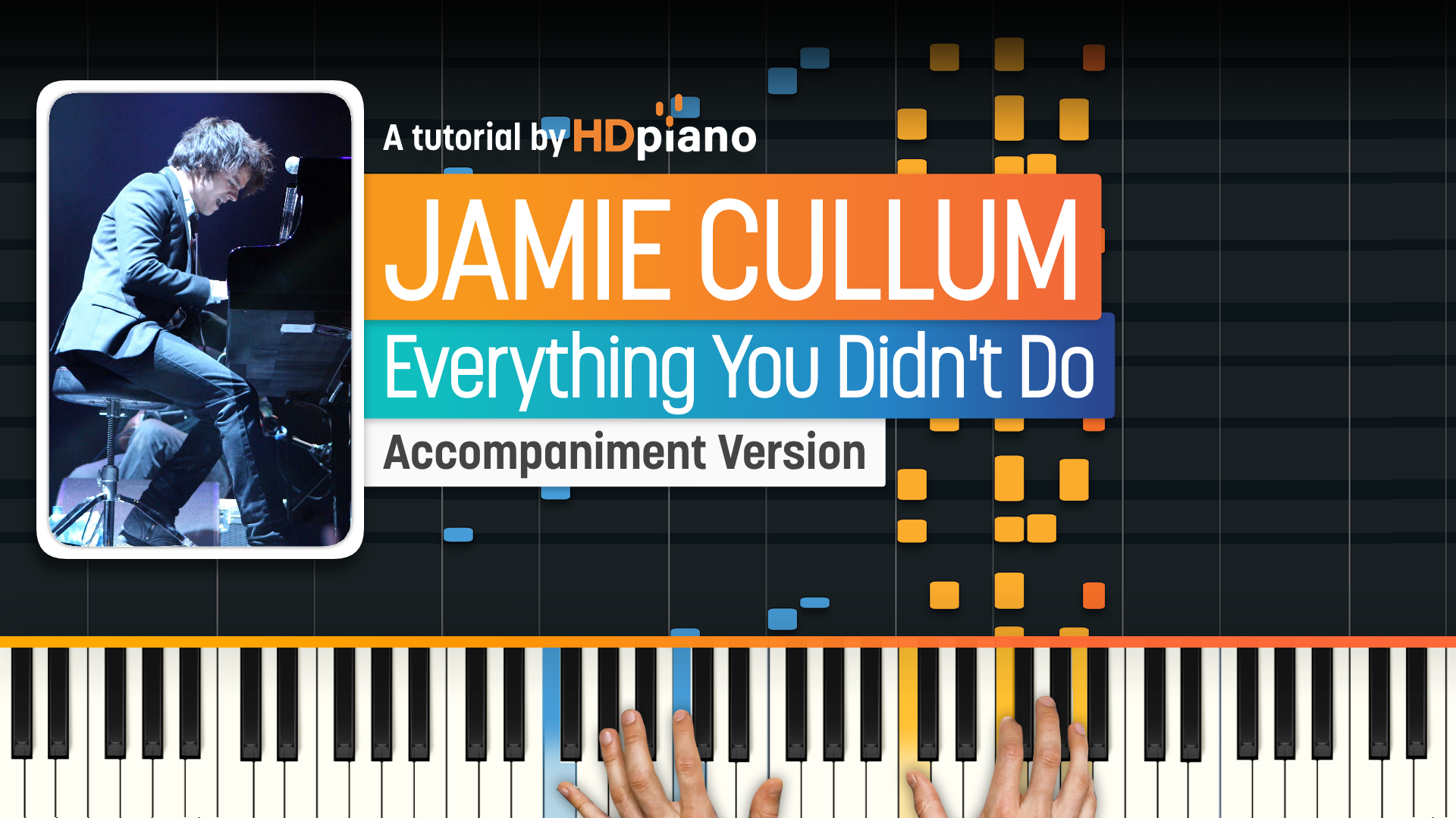 Everything You Didnt Do By Jamie Cullum Piano Tutorial Hdpiano