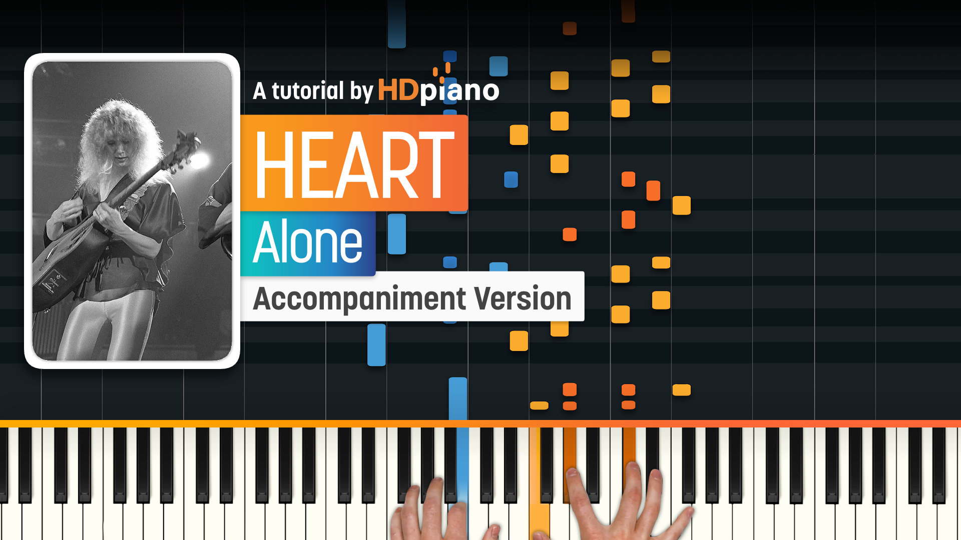 ALONE – HEART PIANO CHORDS & Lyrics – Bitesize Piano