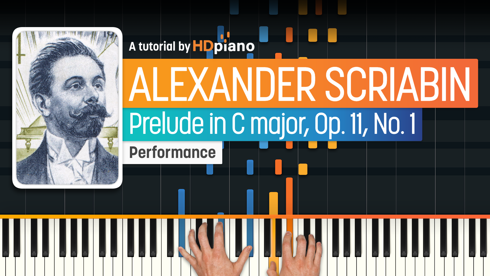 Prelude in C major, Op. 11, No. 1 by Alexander Scriabin Piano Tutorial ...