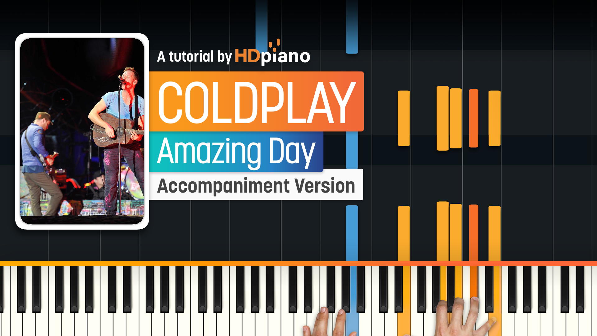 Amazing Day By Coldplay Piano Tutorial Hdpiano