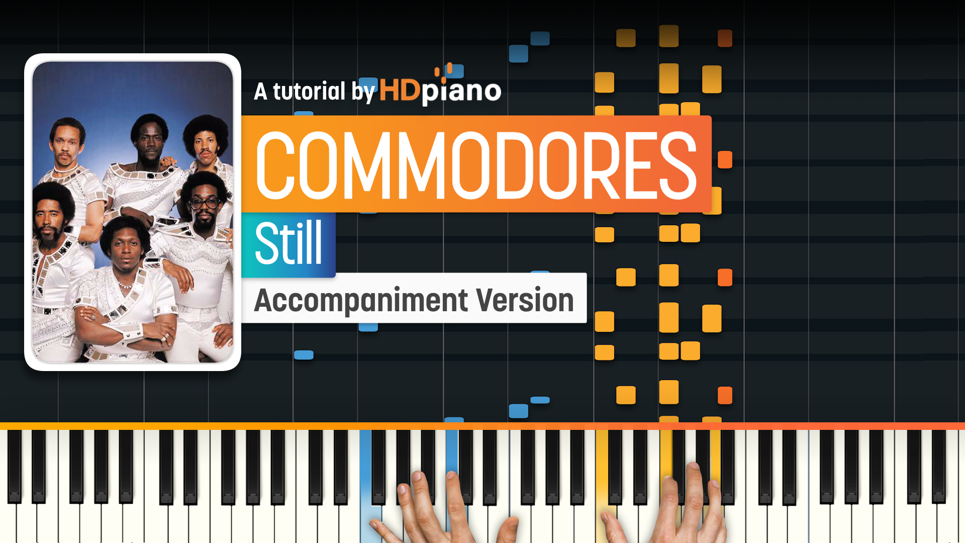 The Commodores Easy Piano Tutorial 