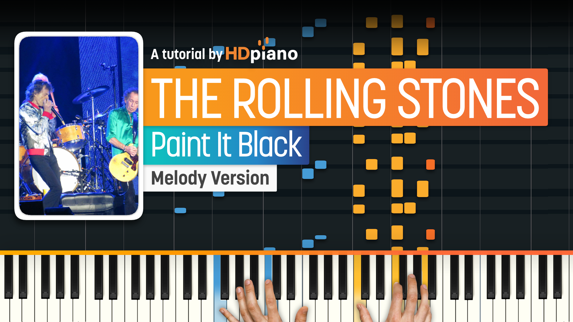 how to play paint it black on piano