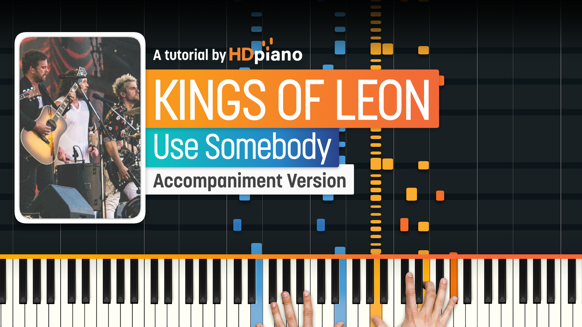 kings of leon use somebody piano music