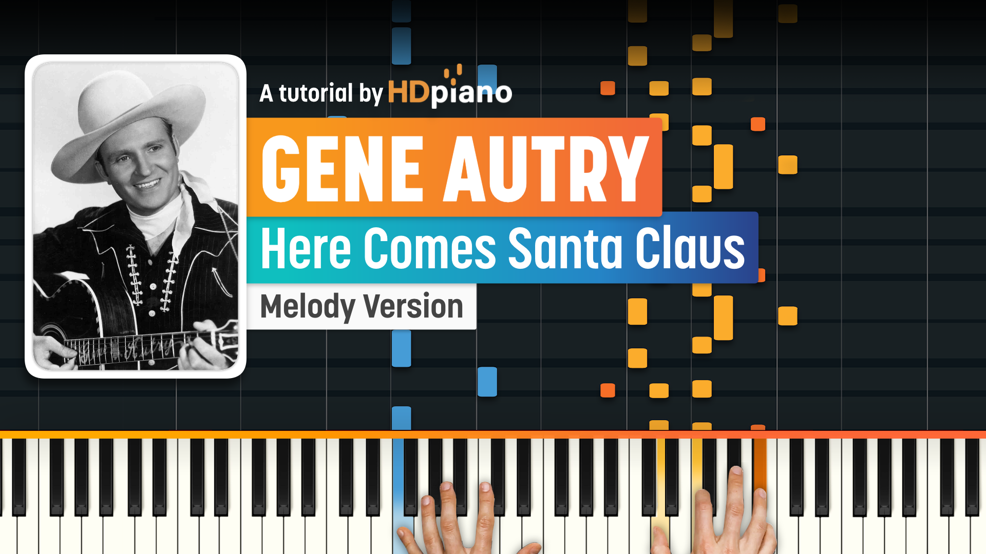 gene autry - here comes santa claus text