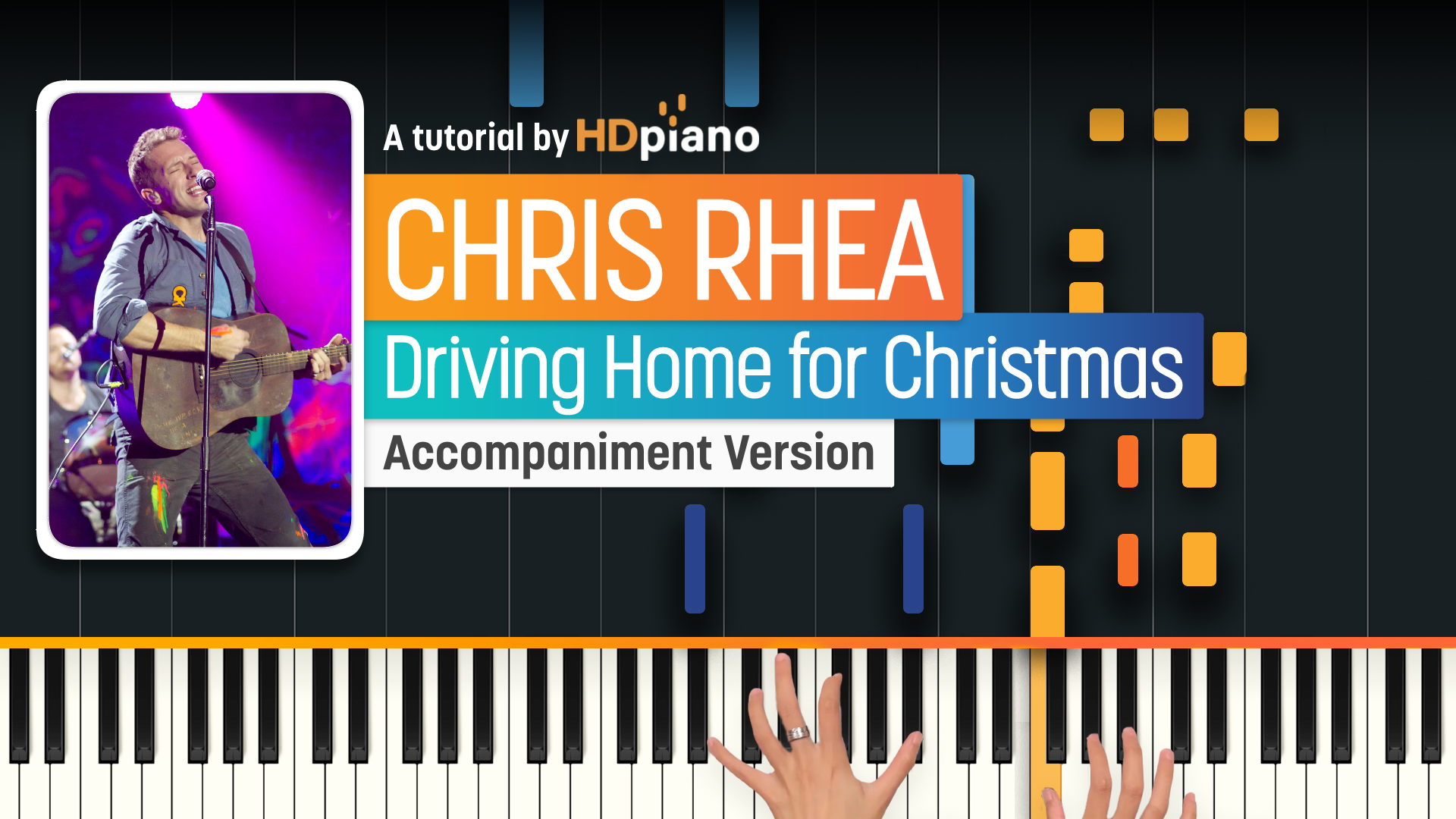 Driving Home For Christmas By Chris Rea Piano Tutorial | HDpiano